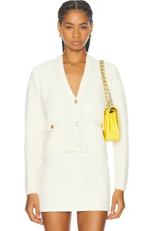 Frame Double Pocket Cropped Cardi in