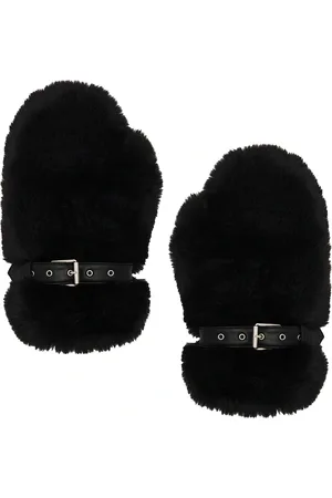 Acne Studios Alion Fur Gloves in