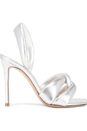 Gianvito Rossi Nappa Silk Sandal in