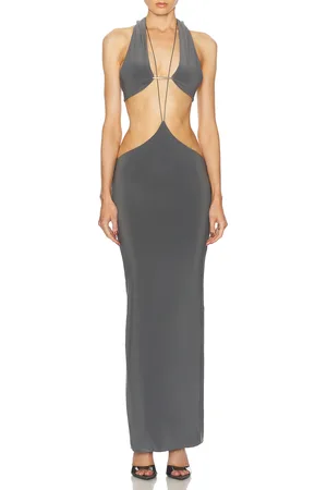 Grace Logo Tag Tie Pillar Skirt in
