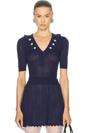 Alessandra Rich V-neck Sweater in