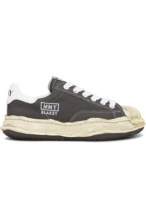 Maison Mihara Yasuhiro Blakey Vintage Color Dyed Original Sole Canvas Low Top Sneaker in