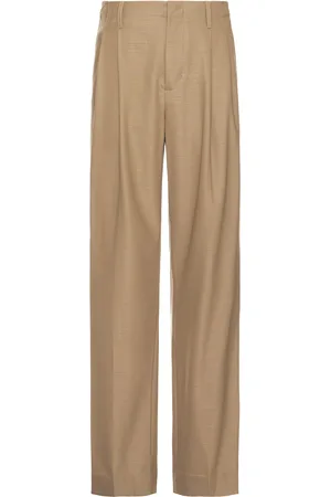 Simkhai Porter Double Pleat Wide Leg Pants in