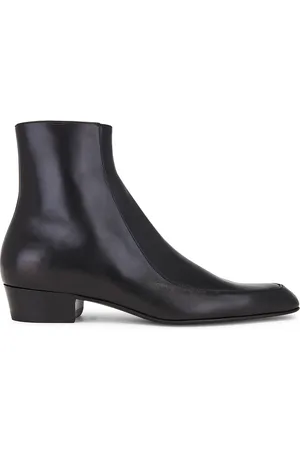 Saint Laurent Augustin 30 Zipped Booties in