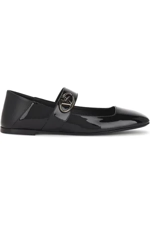 VALENTINO GARAVANI V Logo Locker Ballerina Flat in