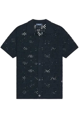 Frescobol Carioca Raul Crochet Cardigan Shirt in