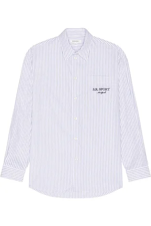 Sporty & Rich S.R. Sport Oversized Shirt in