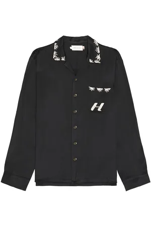 HONOR THE GIFT Palm Stitch Long Sleeve Button Up in