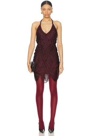 Salvatore Ferragamo Fringe Mini Dress in