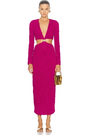 PATBO Jacquard Cut-Out Maxi Dress in