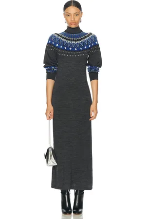 Paco rabanne Robe Long Sweater Dress in