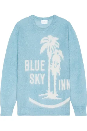 BLUE SKY INN Mohair Sweater With Palms in
