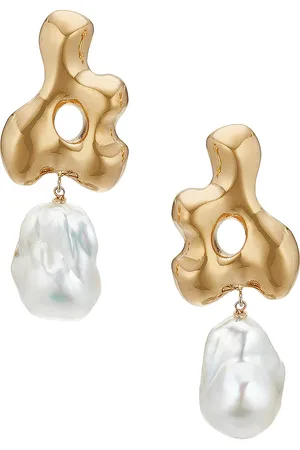Agmes Baroque Bodmer Earrings in Gold Vermeil in