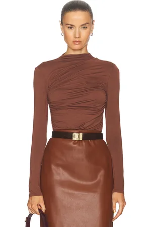 ENZA COSTA Viscose Jersey Twist Top in