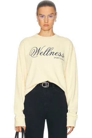 Sporty & Rich Carlyle Crewneck Sweatshirt in