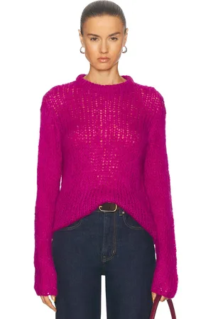 THE ELDER STATESMAN Thistle Crew Sweater in