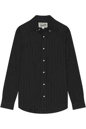 Schott NYC Striped Oxford Button Up Shirt in