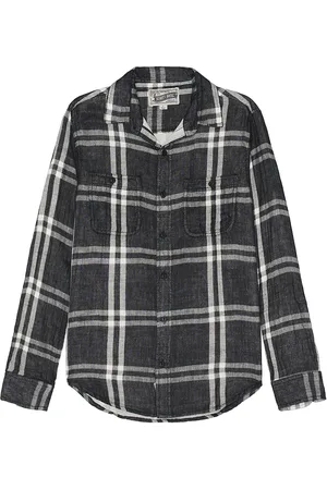 Schott NYC Double Weave Plaid Work Shirt in