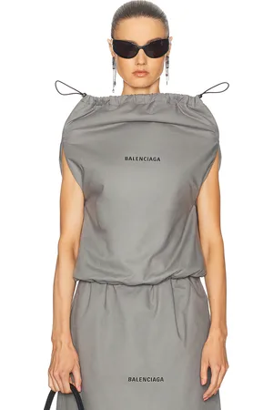 Balenciaga Shoe Bag Top in Grey