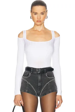 MUGLER Long Sleeve Bodysuit in