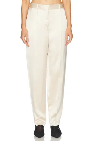 Totême Low Waist Satin Trouser in