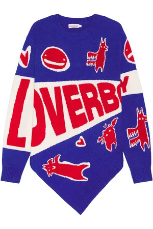 Charles Jeffrey Loverboy Topsy Turvy Loverboy Logo Jumper in