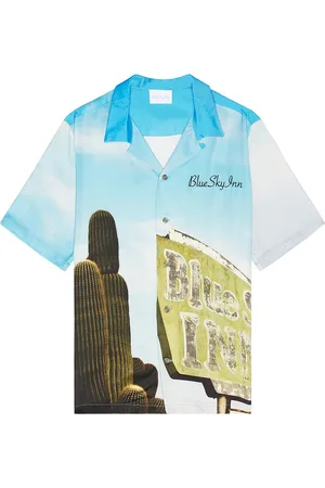 BLUE SKY INN Cactus Sign Top in