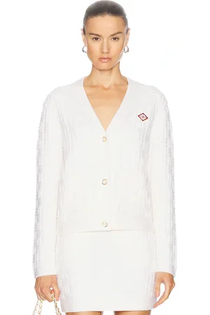 Casablanca Column Stitch Cardigan in