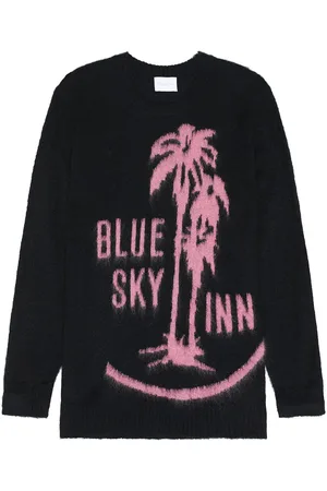BLUE SKY INN Mohair Sweater With Palms in