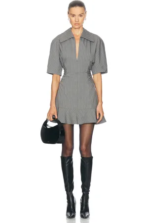 Ganni Short Sleeve Mini Dress in