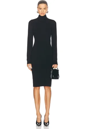Givenchy Backless Long Sleeve Dress in