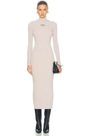Diesel Long Sleeve Midi Dress in