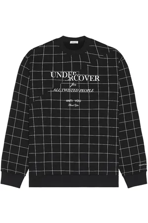 UNDERCOVER Grid Print Sweater in