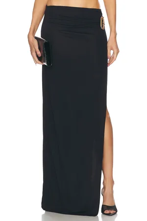 Casablanca Draped Maxi Skirt in