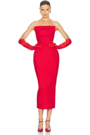 Helsa The S Curve Dress With Bow in