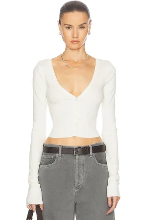 ÉTERNE Cropped Cardigan in
