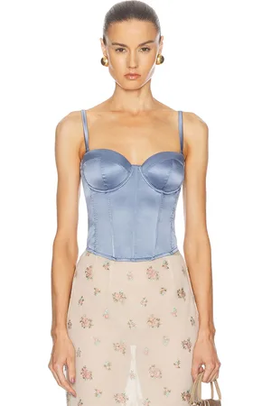 FLEUR DU MAL Hamptons Bustier Top in
