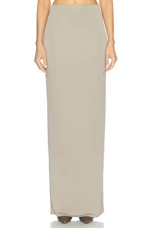 Helsa Matte Jersey Slim Skirt in