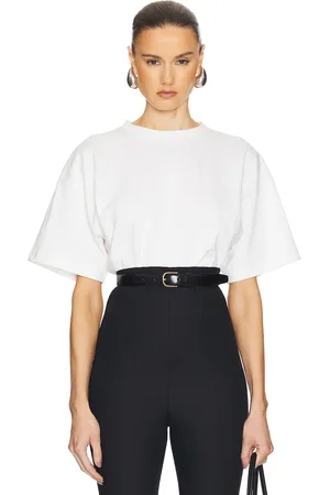 Helsa The Sculpted Tee in Thick Jersey in