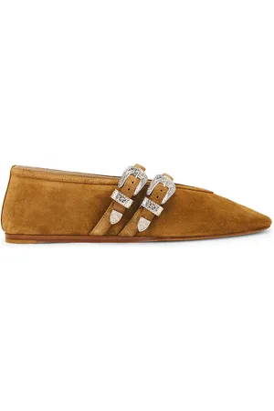 Le Monde Beryl Claudia Western Buckle Ballet Slipper in
