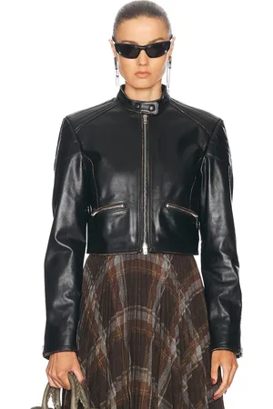 Acne Studios Lissha Leather Jacket in