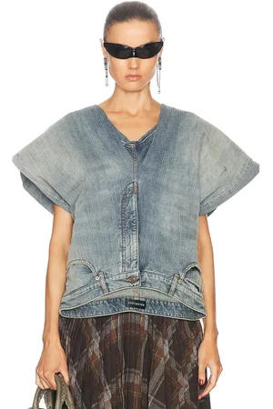 Balenciaga Denim Pants Top in