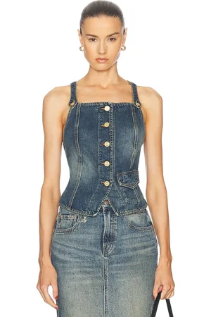 Ganni Denim Tank Top in