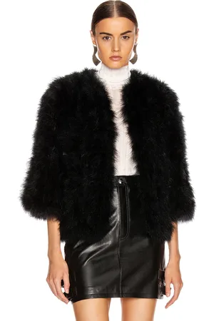 YVES SALOMON Feather Jacket in