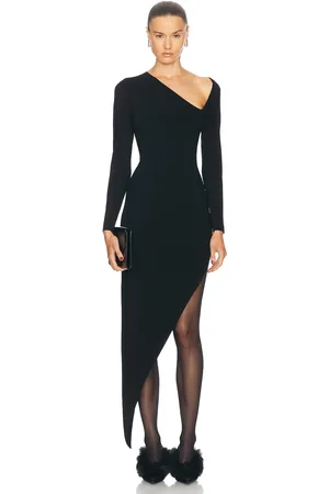Alexander Wang Long Sleeve Asymmetric Dress in