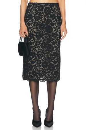 LPA Ebony Midi Skirt in