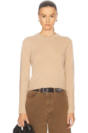 Guest In Residence Shrunken Crew Cashmere Sweater in