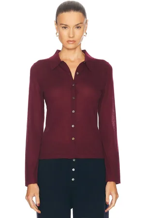 Guest In Residence Long Sleeve Cashmere Shirt in