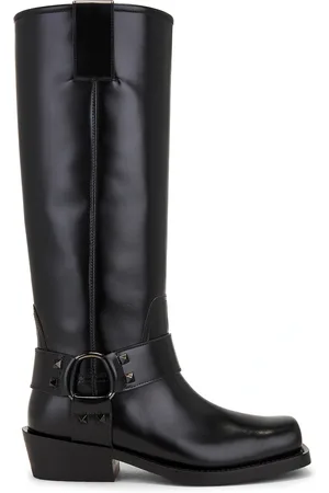 VALENTINO GARAVANI Rockstud Biker Boot in