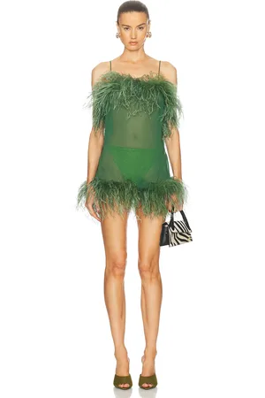 Oseree Plumage Mini Dress in